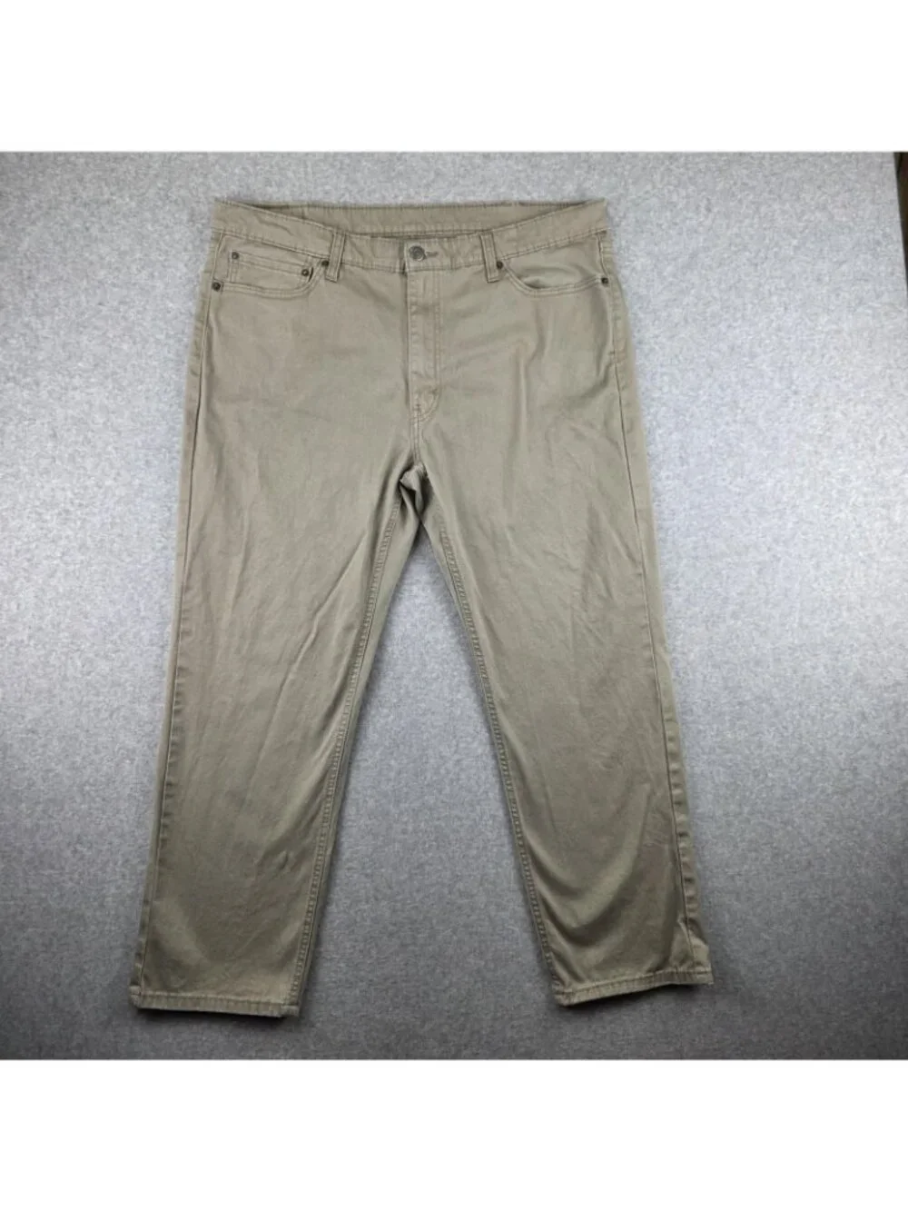 Levi's 541 Athletic Taper Pants Mens 38x30 Khaki Beige Stretch Cotton